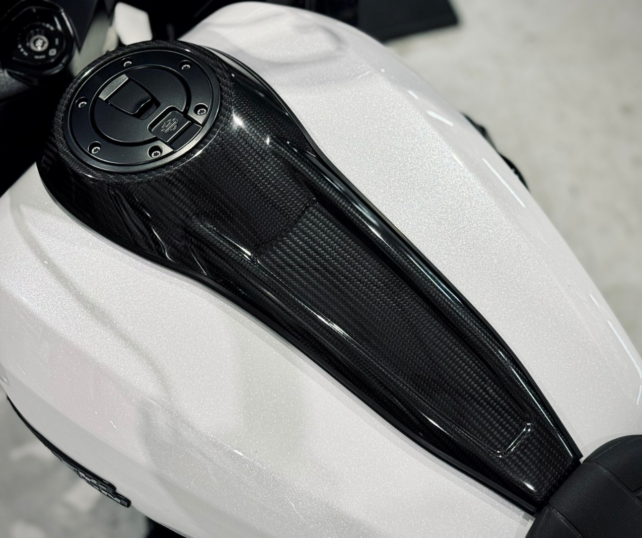 Harley-Davidson Carbon Fiber Touring Dash (2024)