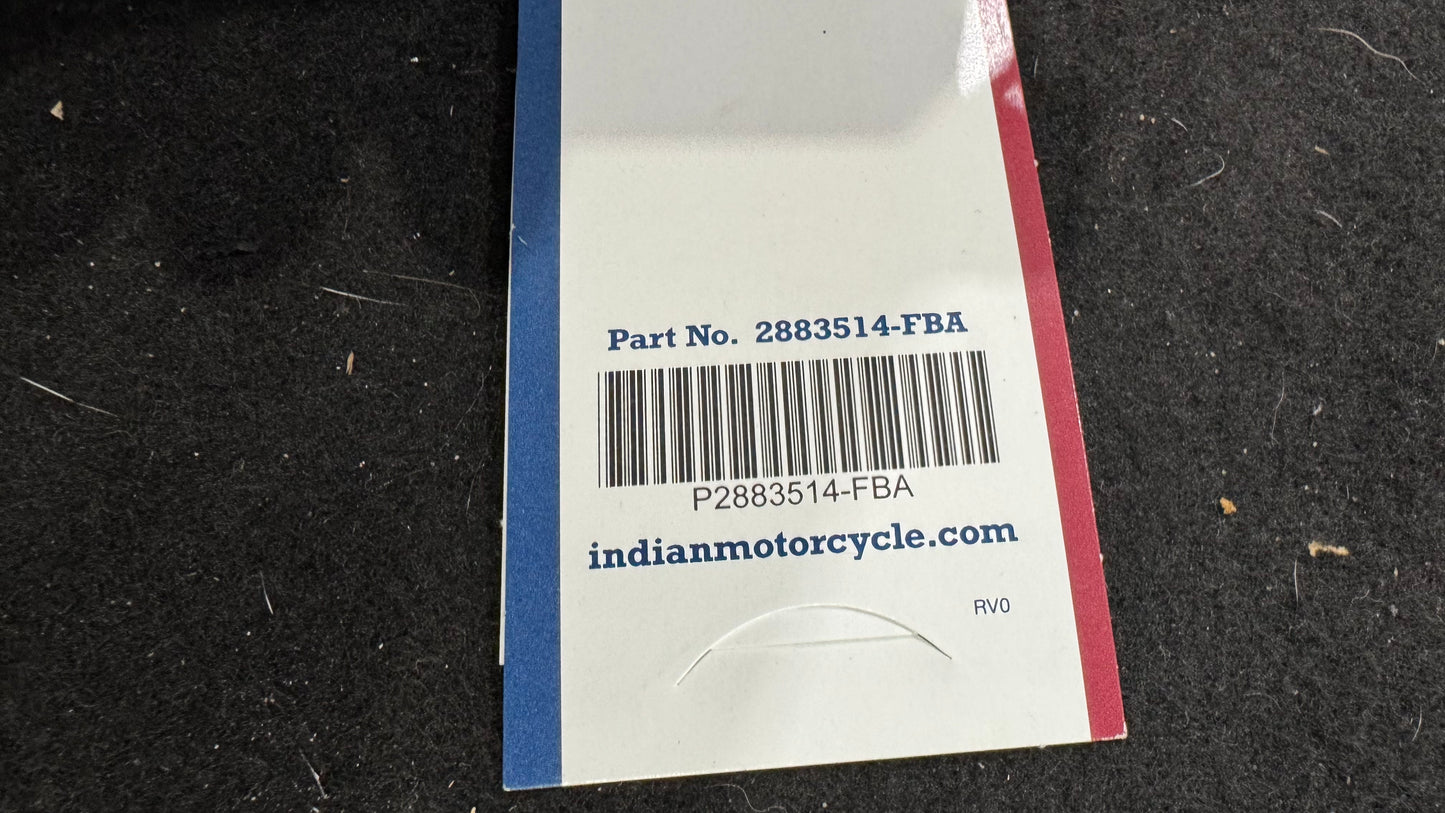 All-Weather Vinyl Side Bag with Shoulder Strap- Indian FTR