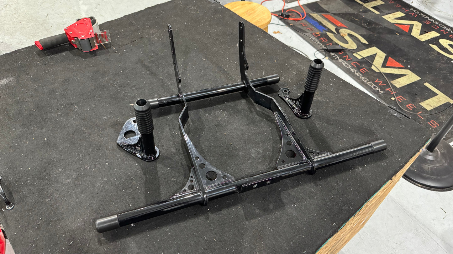 Bung King Highway Peg Crash Bar for 2018-2024 (Front and Rear) Harley Softail Street Bob and Low Rider