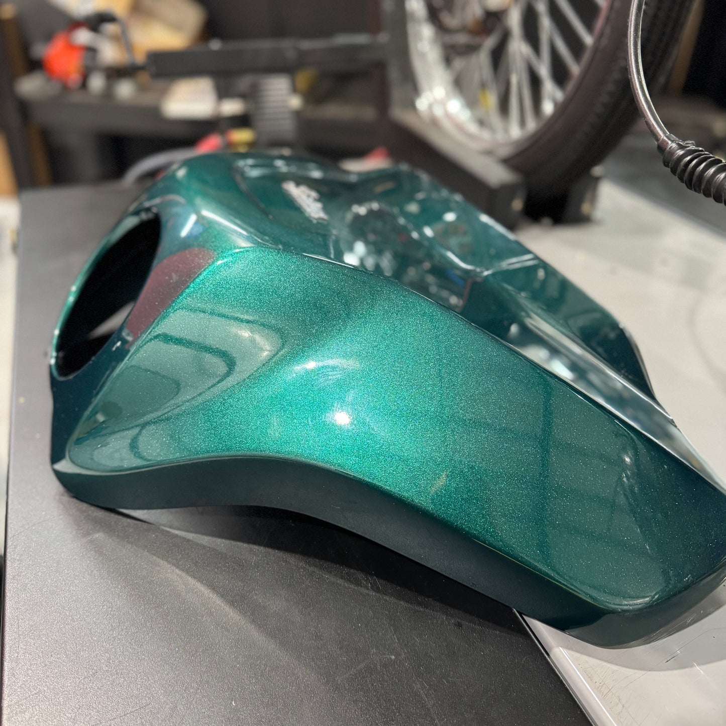 Indian Motorcycle Scout Quick Release Fairing- Green