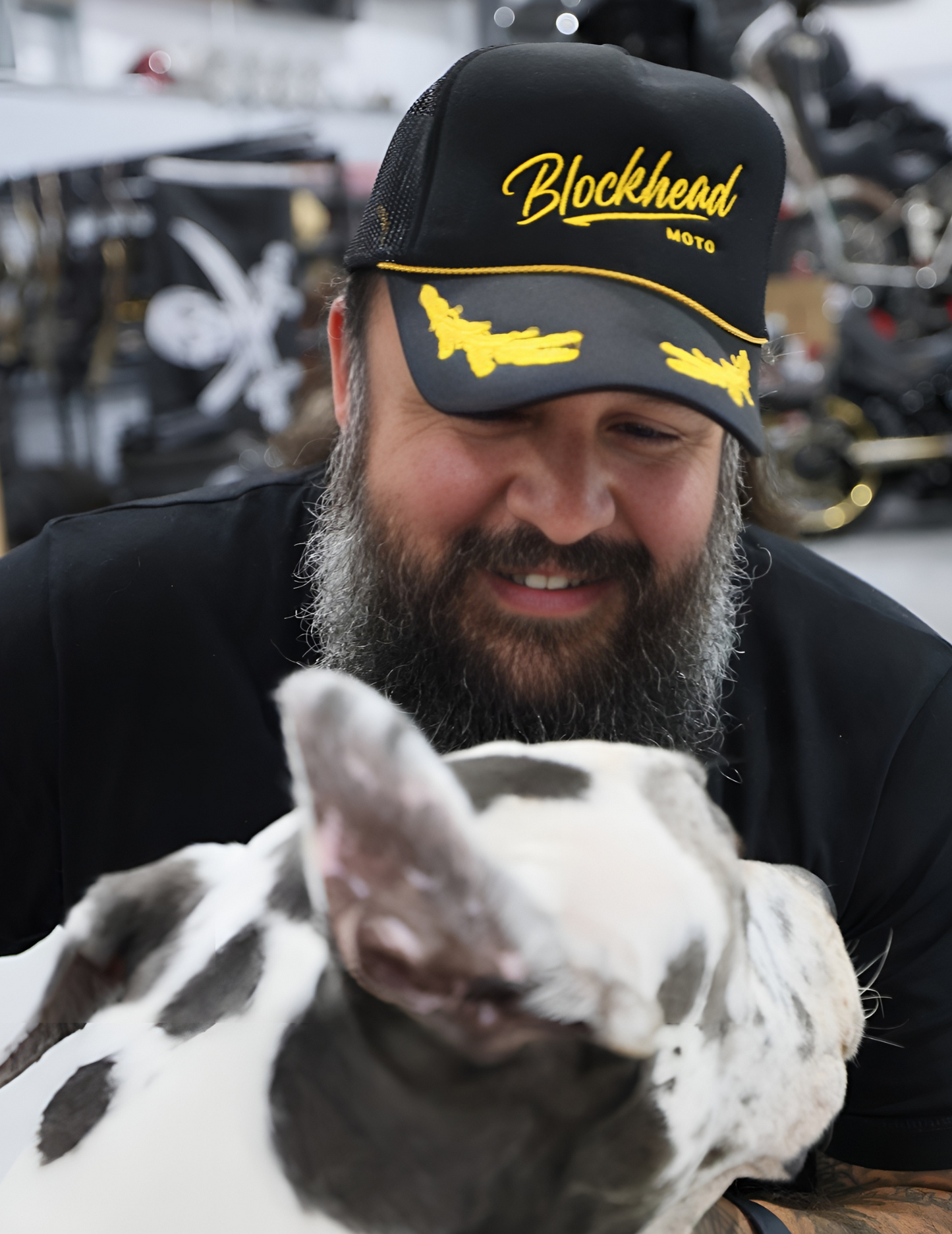 Blockhead Moto Captain Trucker Hat