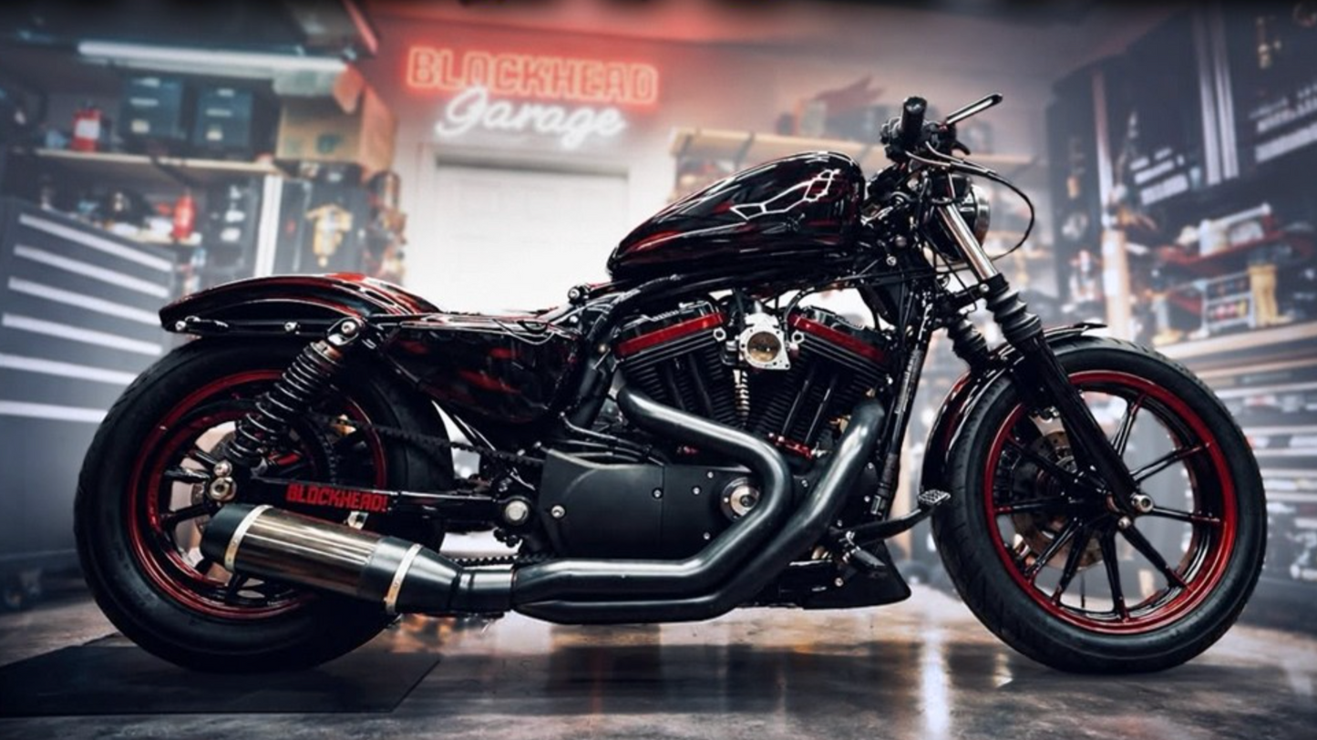 Harley-Davidson Sportster Exhaust D&D Bob Cat 2-1