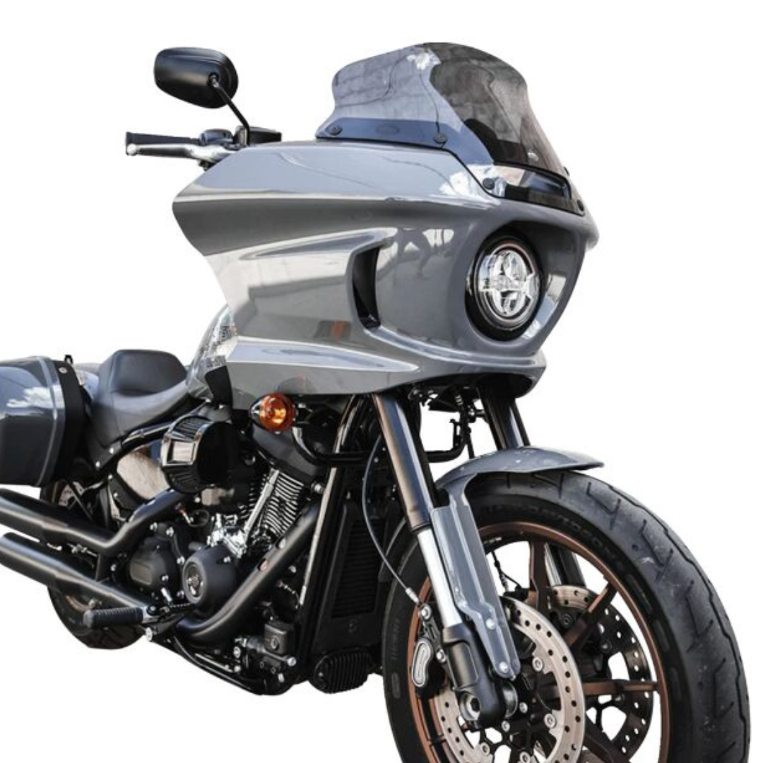 Klock Werks Flare Windshield For Harley Low Rider ST 2022-2024- 6" Dark Smoke