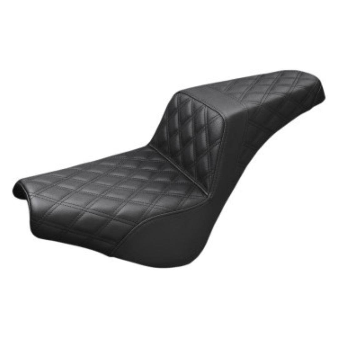 Saddlemen Step-Up LS Lattice Stitch Seat For Harley Softail FXBB/S / FXST 2018-2024