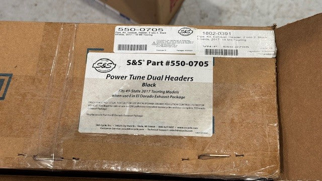 S&S Power Tune Dual Headers