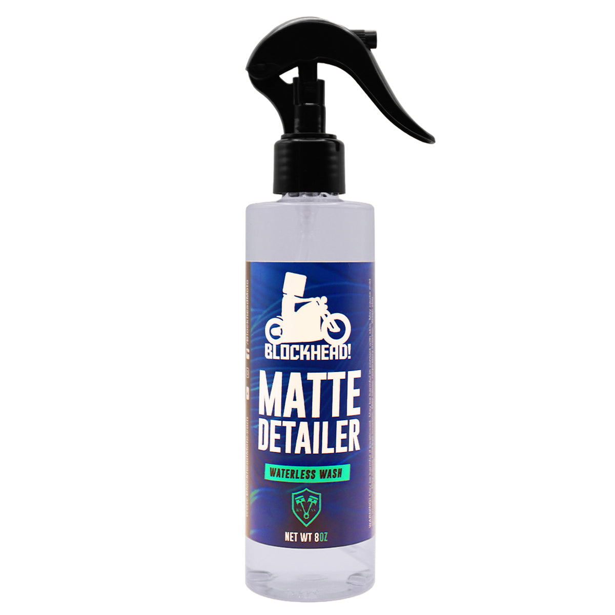 Motorcycle Matte Detailer · Safe Cleaner for Matte & Denim Finishes