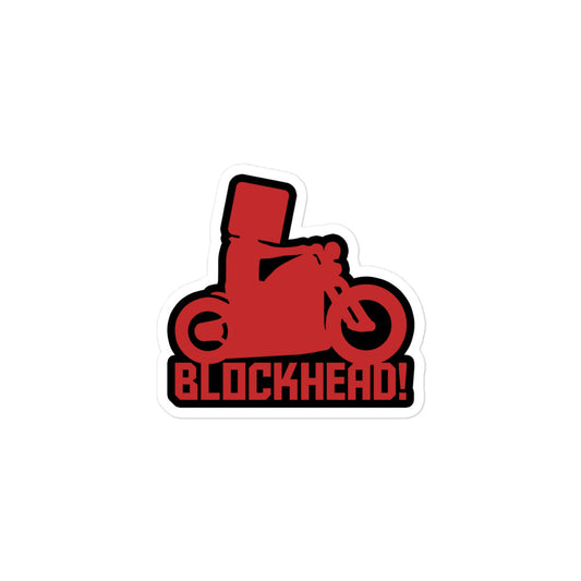 Blockhead Sticker