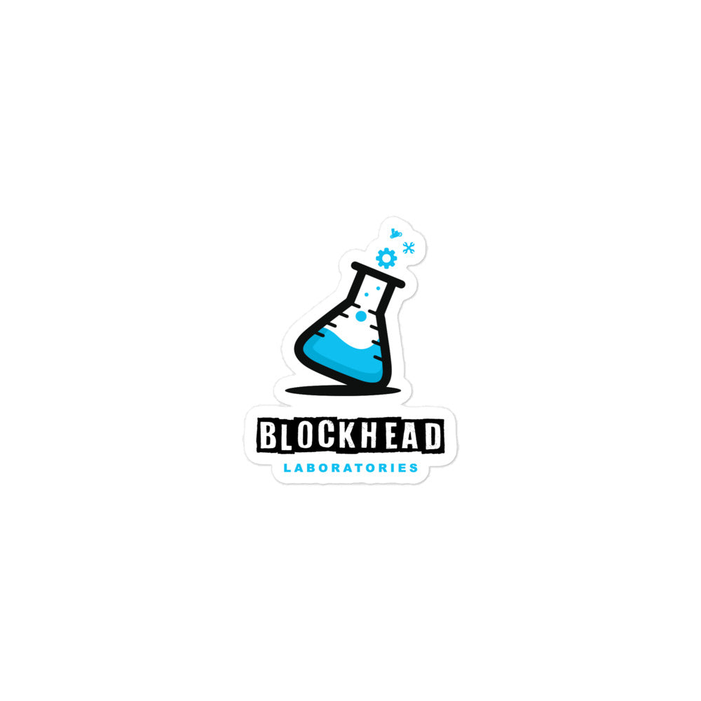 Blockhead Lab Sticker – Blockhead Moto